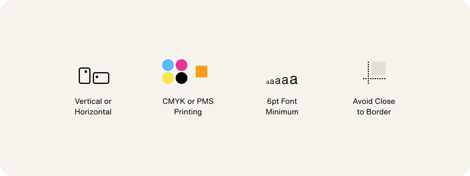 Physical Card Design Guidelines