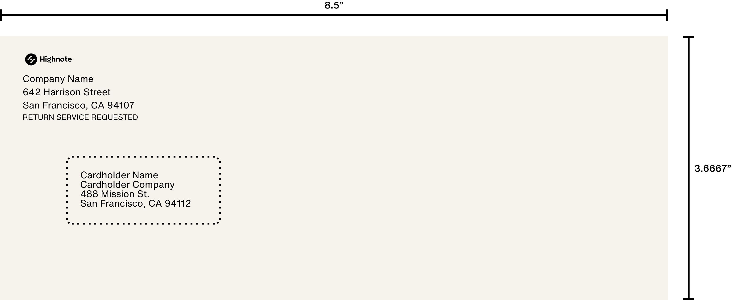 Physical Card Mailer Front